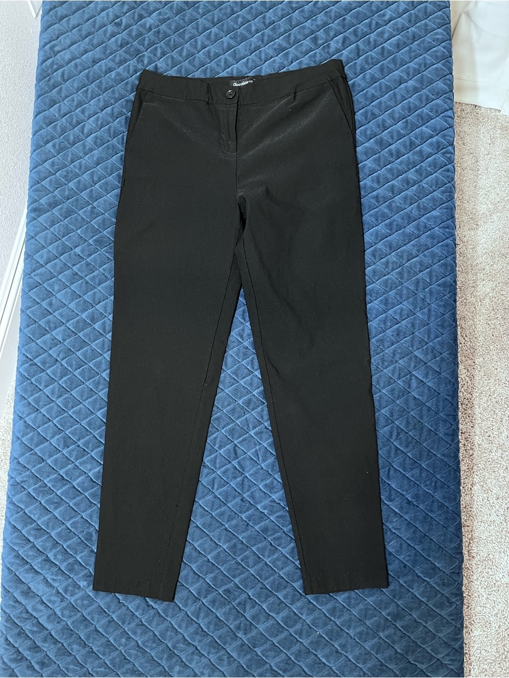 Chocolate Black Straight-Leg Women's Pants - Dress Pants - Sz L - Causal/ Formal